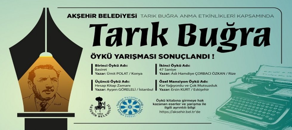 TARIK BUĞRA ULUSAL ÖYKÜ YAZMA YARIŞMASI SONUÇLARI BELLİ OLDU!