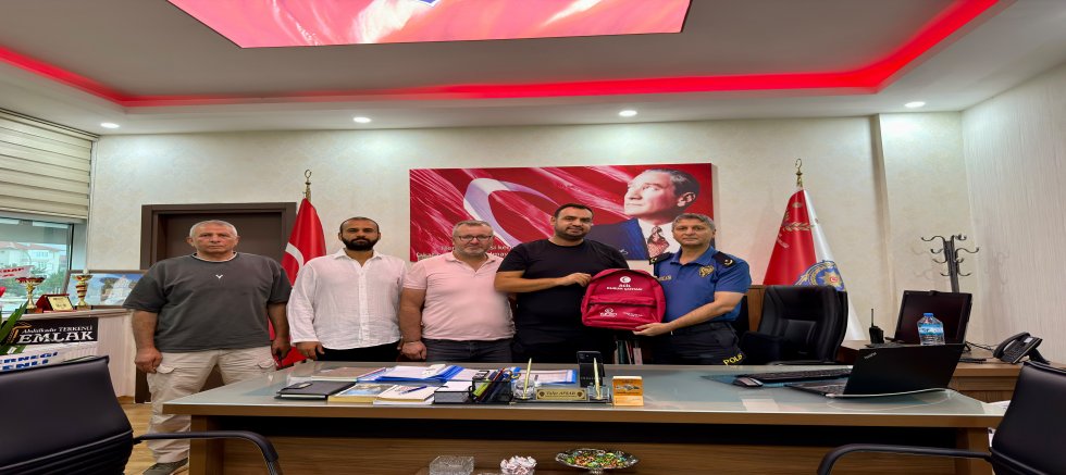YAREN ARAMA KURTARMA DERNEĞİNDEN İLÇE EMNİYET MÜDÜRÜ TALET AVŞAR’A ZİYARET