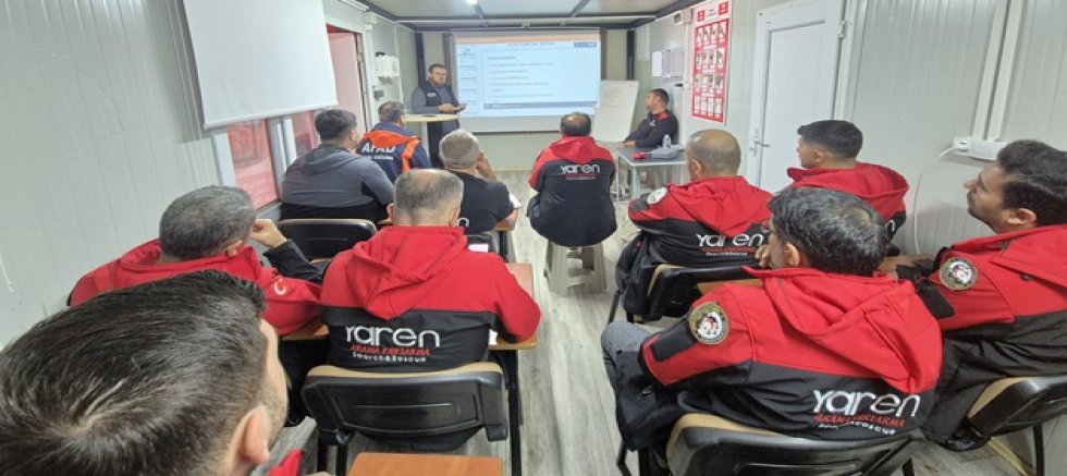 YAREN ARAMA KURTARMA EKİBİ, AFAD AKREDİTASYON EĞİTİMLERİNE ARALIKSIZ DEVAM EDİYOR