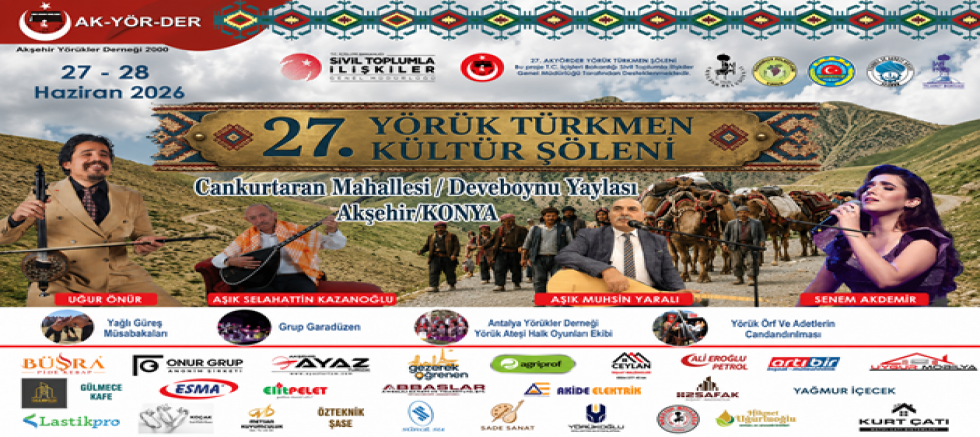 YÖRÜK ŞÖLENİ DETAYLARI BELLİ OLDU 