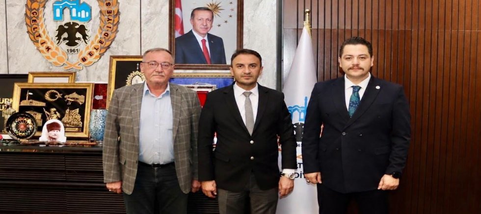 YUNAK KAYMAKAMI TAŞAVLI’DAN ÇELTİK BELEDİYE BAŞKANI MEŞE’YE ZİYARET