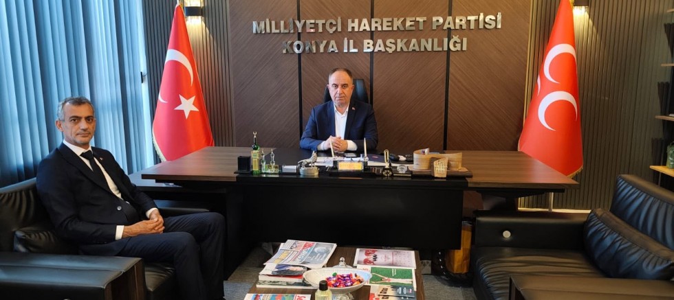 MHP AKŞEHİR İLÇE BAŞKANI YILDIZ’DAN BAŞKAN KARAARSLAN’A ZİYA