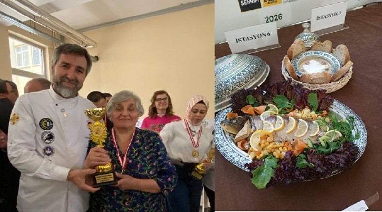 SAADET KUŞÇU YÖRESEL YEMEK YARIŞMASINDA BİRİNCİLİK ALDI