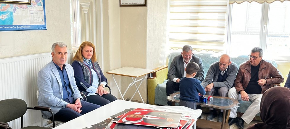 ŞEHİT AİLELERİ VE GAZİLER DERNEĞİNE VEFA ZİYARETİ 