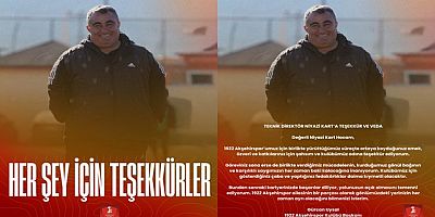 1922 AKŞEHİR SPOR’DA NİYAZİ KART DÖNEMİ SONA ERDİ