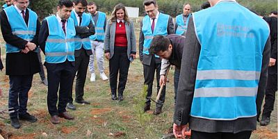 ADALET ORMANI’NA 100 ADET FİDAN DİKİLDİ