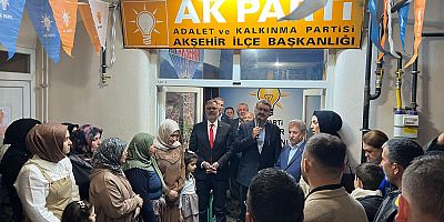 AK PARTİ AKŞEHİR  TEŞKİLATI BAYRAMLAŞMA PROGRAMINDA BULUŞTU