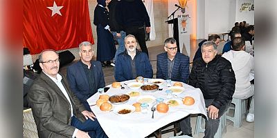 AK PARTİ AKŞEHİR TEŞKİLATI İFTAR PROGRAMINDA BULUŞTU