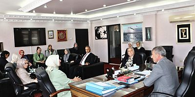 AK PARTİ  GENEL MERKEZ KADIN KOLLARI HEYETİNDEN YUNAK BELEDİYESİ’NE ZİYARET