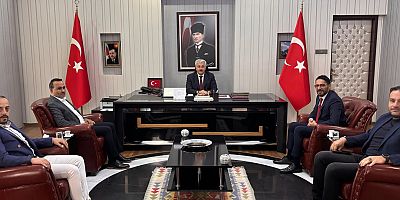 AK PARTİ İLÇE BAŞKANI ZEYBEK’TEN KAYMAKAM YİĞİT’E ZİYARET