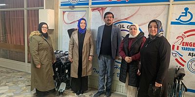 AK PARTİ MERAM KADIN KOLLARINDAN GÖNÜL GÖZÜ DERNEĞİ'NE ZİYARET