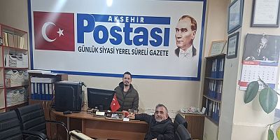 AKIN TEMEL’DEN AKŞEHİR POSTASI’NA 15. YIL ZİYARETİ