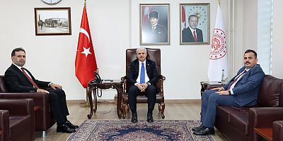 AKŞEHİR ADALET KOMİSYONU BAŞKANI BURAK DİNÇ’TEN VALİ AKIN’A VEDA ZİYARETİ