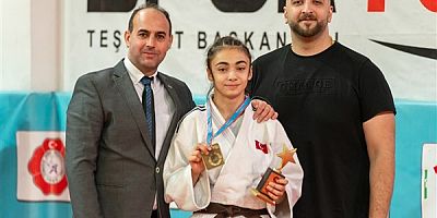AKŞEHİR ALTUNTAŞLI AYŞENUR JUDODA TÜRKİYE ŞAMPİYONU OLDU