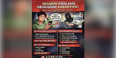AKŞEHİR BAŞSAVCILIĞI’NDAN IBAN DOLANDIRICILIĞINA KARŞI KRİTİK UYARI