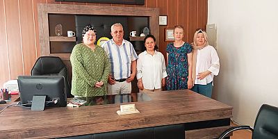 AKŞEHİR BATI CEPHESİ KADINLARI DERNEĞİNDEN HALK EĞİTİM MERKEZİNE ZİYARET