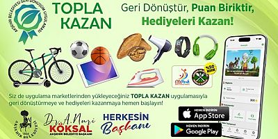 AKŞEHİR BELEDİYESİ’NDEN GERİ DÖNÜŞÜMDE YENİ DÖNEM: TOPLA KAZAN