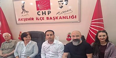 AKŞEHİR CHP'DE İSTİFA : İLÇE BAŞKANI VE YÖNETİM GÖREVİ BIRAKTI