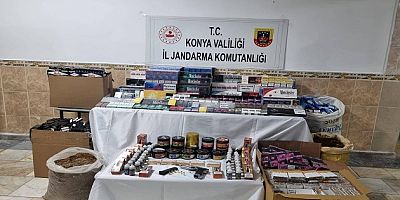 AKŞEHİR’DE 500 BİN LİRALIK KAÇAK SİGARA ELE GEÇİRİLDİ