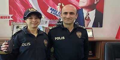  AKŞEHİR’DE ANLAMLI BULUŞMA:  HAYALİNDEKİ ÜNİFORMAYLA GÖREV BAŞINDA!