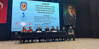 AKŞEHİR’DE ESNAFA YÖNELİK BİLGİLENDİRME TOPLANTISI 