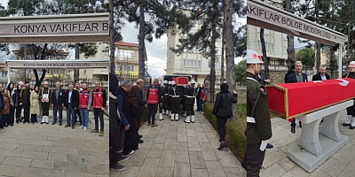 AKŞEHİR’DE GAZİ FEVZİ TATAROĞLU SON YOLCULUĞUNA UĞURLANDI
