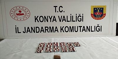 AKŞEHİR’DE JANDARMADAN UYUŞTURUCU OPERASYONU: 1 ŞAHIS GÖZALTINA ALINDI