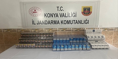 AKŞEHİR'DE KAÇAK SİGARA OPERASYONU 