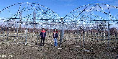 AKŞEHİR’DE KOP DESTEKLİ SERA PROJESİ TÜM HIZIYLA SÜRÜYOR