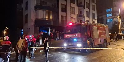 AKŞEHİR'DE MARKET YANGINI 