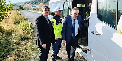 AKŞEHİR’DE ÖĞRENCİ SERVİSLERİ DENETLENDİ