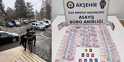 AKŞEHİR’DE SAHTE ALTIN OPERASYONU: 3 ŞÜPHELİ SUÇÜSTÜ YAKALANDI