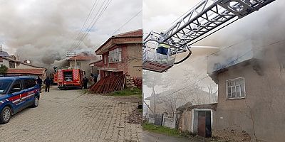 AKŞEHİR’DE SOBADAN ÇIKAN YANGIN EVİ KÜLE ÇEVİRDİ