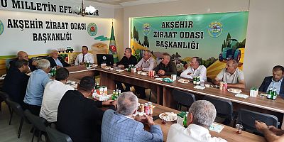 AKŞEHİR’DE TARIM MASAYA YATIRILDI: ÇİFTÇİLERİN SORUNLARI VE BEKLENTİLERİ GÖRÜŞÜLDÜ