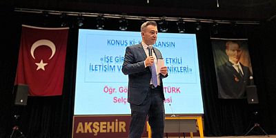 AKŞEHİR’DE ÜNİVERSİTELİLERE “ETKİLİ İLETİŞİM VE MÜLAKAT TEKNİKLERİ” EĞİTİMİ