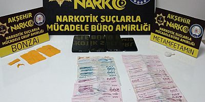 AKŞEHİR’DE UYUŞTURUCU OPERASYONU: 12 GÖZALTI, 6 ADLİ KONTROL