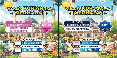AKŞEHİR’DE YAZ KUR’AN KURSLARI İÇİN KAYITLAR BAŞLADI
