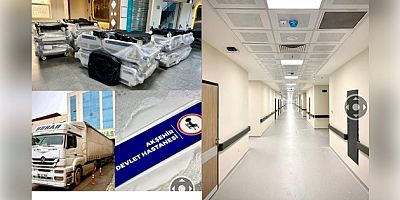 AKŞEHİR DEVLET HASTANESİ EK BİNASINDA MALZEMELER GELMEYE BAŞLADI