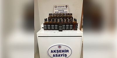 AKŞEHİR’E OTOBÜSLE KAÇAK İÇKİ GETİREN ŞAHIS YAKALANDI
