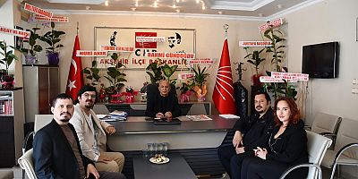 AKŞEHİR GAZETECİLER CEMİYETİ’NDEN CHP AKŞEHİR İLÇE BAŞKANLIĞI’NA ZİYARET
