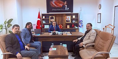 AKŞEHİR GAZETECİLER CEMİYETİ’NDEN MİLLİ EĞİTİM MÜDÜRÜ TOPALOĞLU’NA ZİYARET