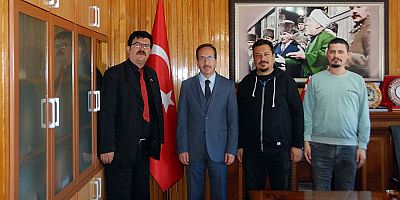 AKŞEHİR GAZETECİLER CEMİYETİ’NDEN MÜFTÜ MÜJDECİ’YE ZİYARET