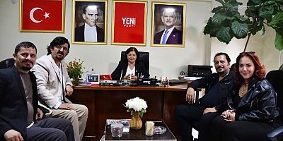 AKŞEHİR GAZETECİLER CEMİYETİ’NDEN YENİ PARTİ’YE HAYIRLI OLSUN ZİYARETİ