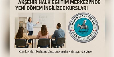 AKŞEHİR HALK EĞİTİM MERKEZİ’NDE YENİ DÖNEM İNGİLİZCE KURSLARI BAŞLIYOR