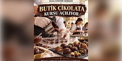 AKŞEHİR HALK EĞİTİMİ MERKEZİNDE BUTİK ÇİKOLATA KURSU AÇILACAK