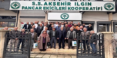 AKŞEHİR HEYETİNDEN PANCAR EKİCİLERİ KOOPERATİFİNE ANLAMLI ZİYARET: TARIMDA İŞ BİRLİĞİ VE GELECEK VURGUSU