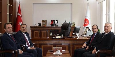AKŞEHİR İLÇE MİLLÎ EĞİTİM MÜDÜRÜ TOPALOĞLU'NDAN AKŞEHİR MÜFTÜLÜĞÜNE ZİYARET