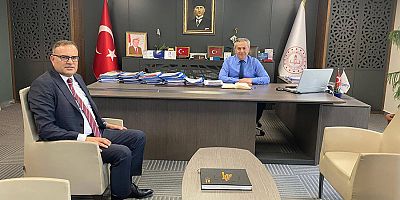 AKŞEHİR İLÇE MİLLİ EĞİTİM MÜDÜRÜ TOPALOĞLU’NDAN İL MİLLİ EĞİTİM MÜDÜRÜ YİĞİT’E ZİYARET