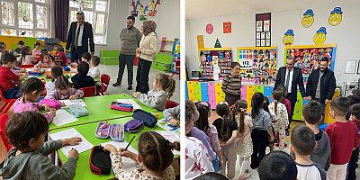 AKŞEHİR İLÇE MİLLİ EĞİTİM MÜDÜRÜ TOPALOĞLU’NDAN KÜÇÜK AĞA ANAOKULU’NA ZİYARET