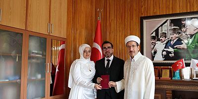AKŞEHİR İLÇE MÜFTÜLÜĞÜ’NDE 200. NİKAH KIYILDI